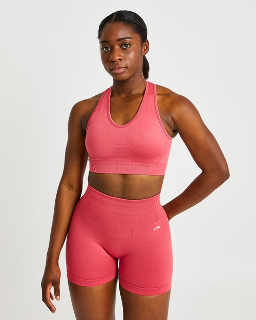 AYBL Balance V2 Seamless Sports Bra Rosa | 9524-QXOIH