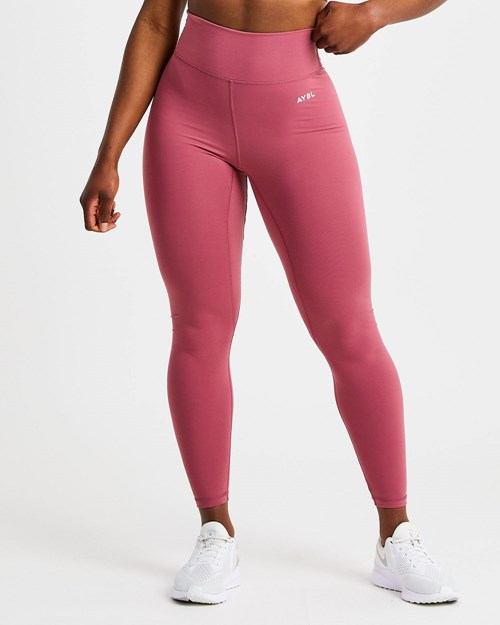 AYBL Core Leggings Röda | 4912-GDJBS