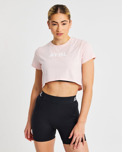 AYBL Crop T Shirt Rosa | 0679-CASOR