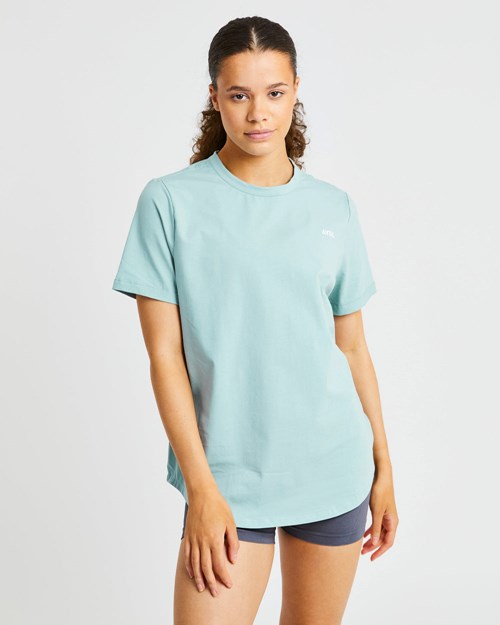 AYBL Everyday Oversized T Shirt Soft Sage | 0976-SIABE