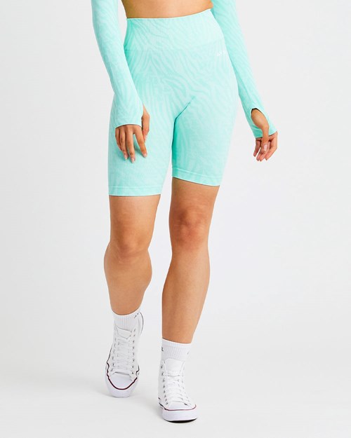 AYBL Evolve Animal Seamless Shorts Mintgröna Gröna | 4791-GKVLI