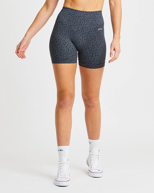 AYBL Evolve Speckle Seamless Shorts Charcoal | 6310-RDGHY