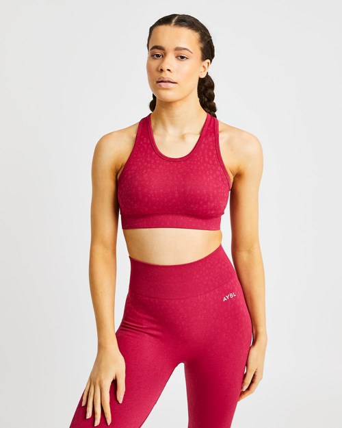 AYBL Evolve Speckle Seamless Sports Bra Raspberry | 7940-GIHZL