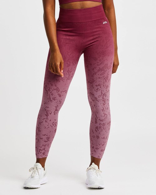 AYBL Flare Seamless Leggings Plum | 2304-LQTMB