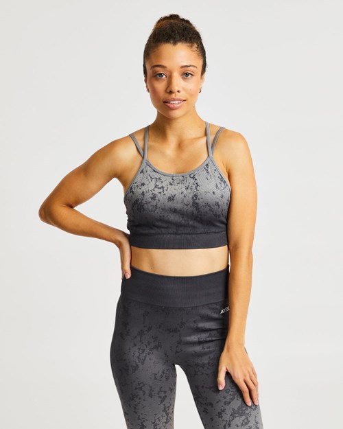 AYBL Flare Seamless Sports Bra Grå | 1758-SLUED