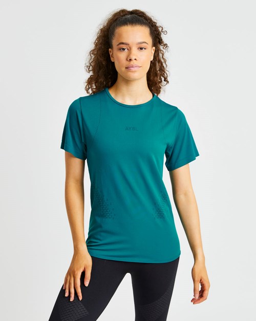 AYBL Ignite T Shirt Hyper Teal | 2051-HCUFI