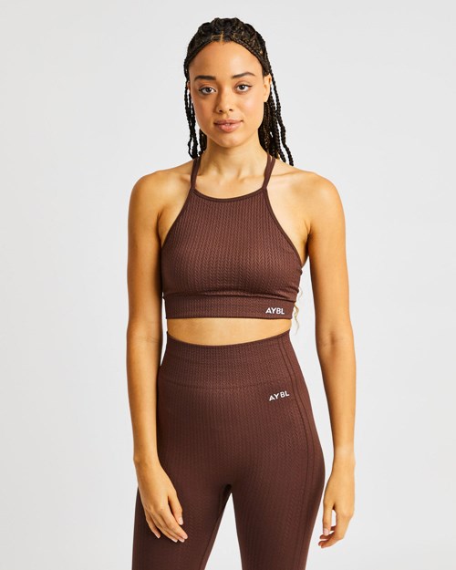 AYBL Luxe Seamless Crop Tank Top Bruna | 1478-XCZHS