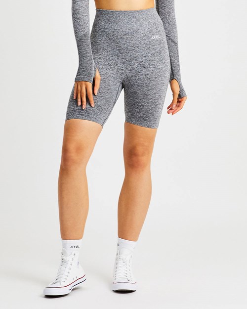 AYBL Motion Seamless Cycling Shorts Grå | 6972-BFPIR