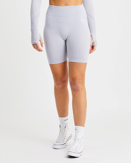 AYBL Motion Seamless Cycling Shorts Ljusgrå | 2647-HXZRS