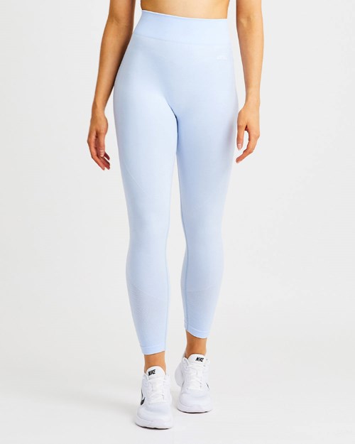 AYBL Motion Seamless Leggings Blå | 0583-UMJFN