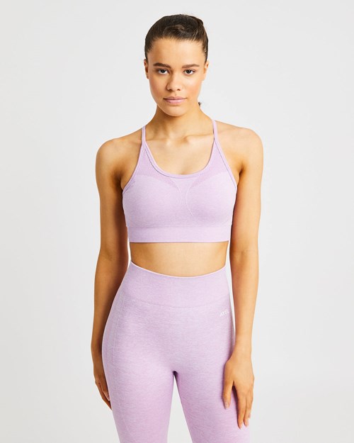 AYBL Motion Seamless Sports Bra Rosa | 3672-FKQLG