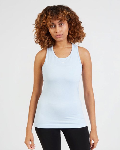 AYBL Motion Seamless Vest Blå | 5061-NZHYJ