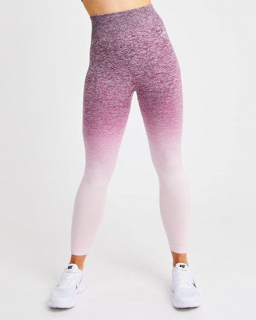 AYBL Pulse Ombré Seamless Leggings Plum | 4692-GFDMP