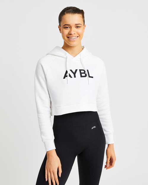 AYBL Staple Crop Hoodie Vita | 6257-FENSW