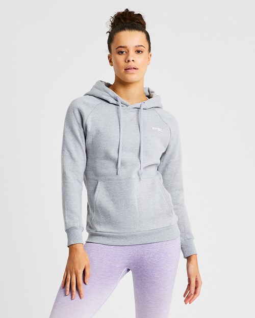 AYBL Staple Hoodie Ljusgrå | 8359-BRWYN