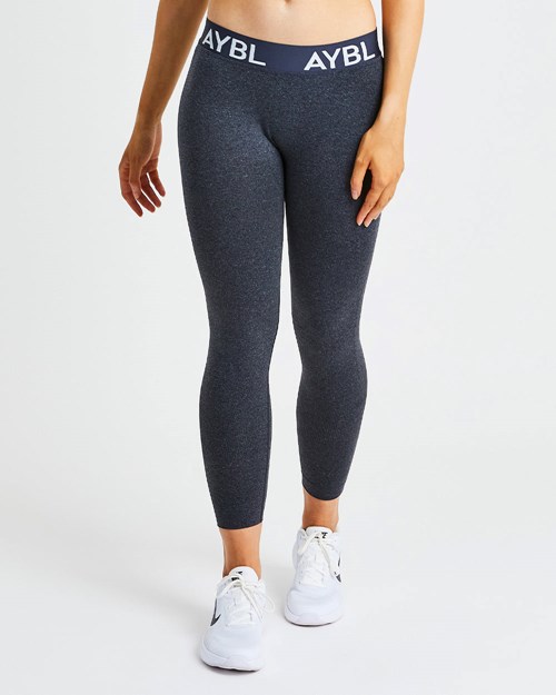 AYBL Staple Seamless Low Rise Leggings Svarta | 8657-DKITY