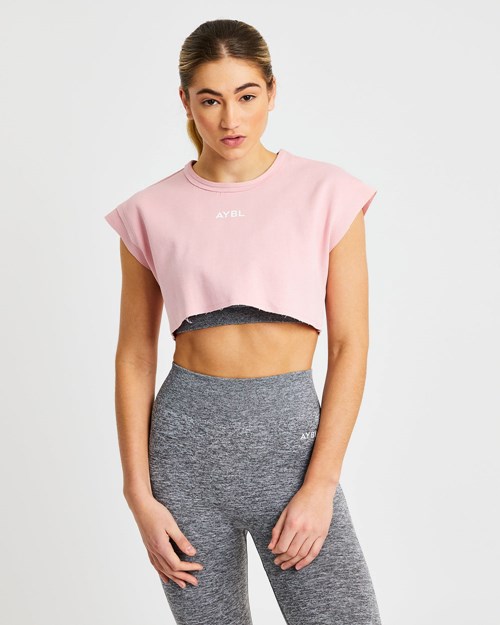 AYBL Tränings Crop Top Rosa | 0413-SBGDP