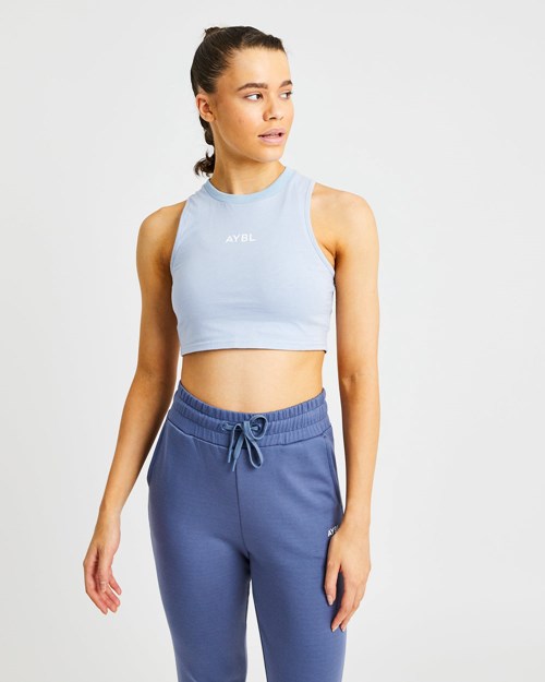 AYBL Tränings Crop Vest Blå | 9284-CWVTA