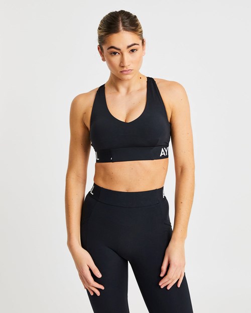 AYBL Tränings Sports Bra Svarta | 4283-NTMAK