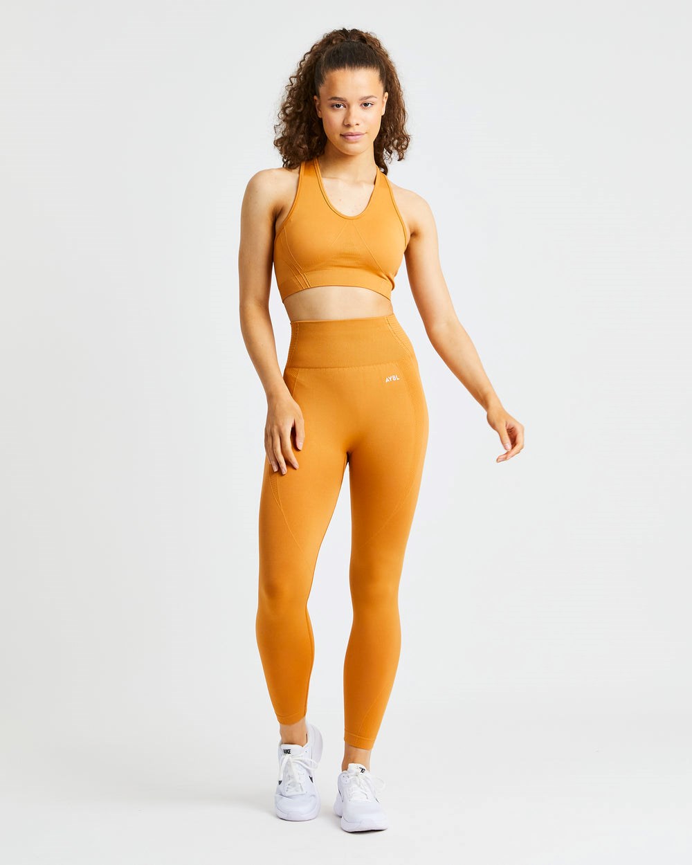 AYBL Balance V2 Seamless Leggings Orange | 5163-FGRNL