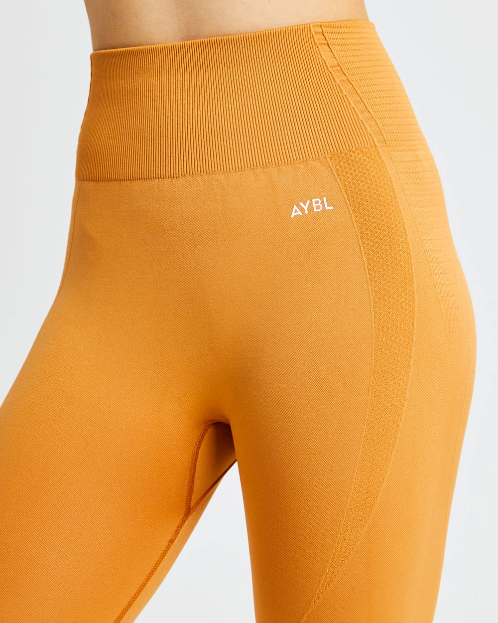 AYBL Balance V2 Seamless Leggings Orange | 5163-FGRNL