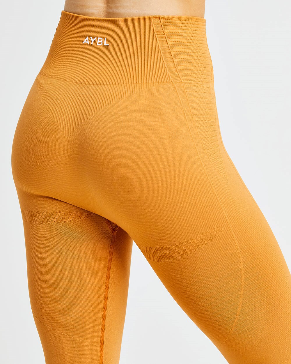 AYBL Balance V2 Seamless Leggings Orange | 5163-FGRNL