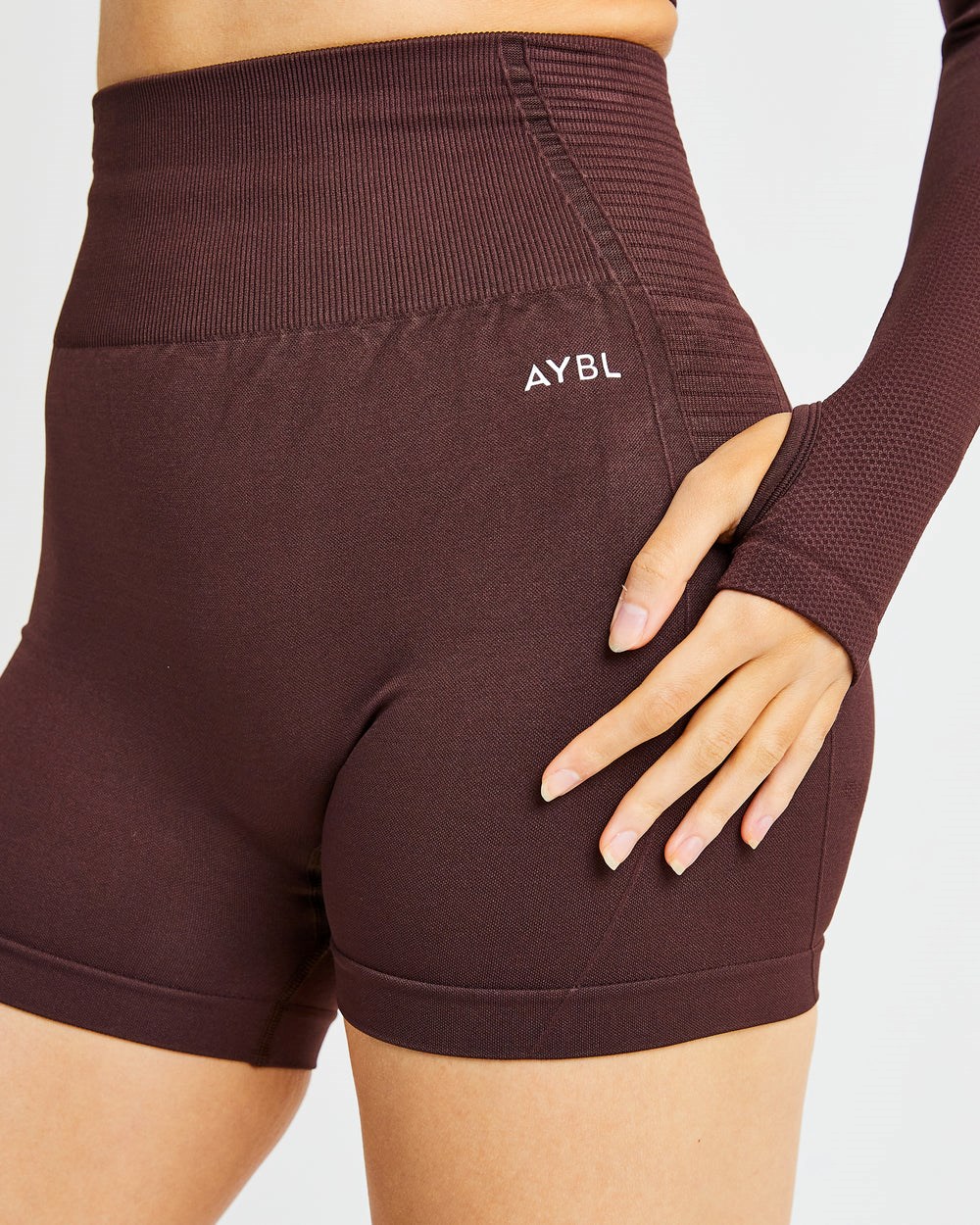 AYBL Balance V2 Seamless Shorts Choklad Bruna | 4703-GFRWO