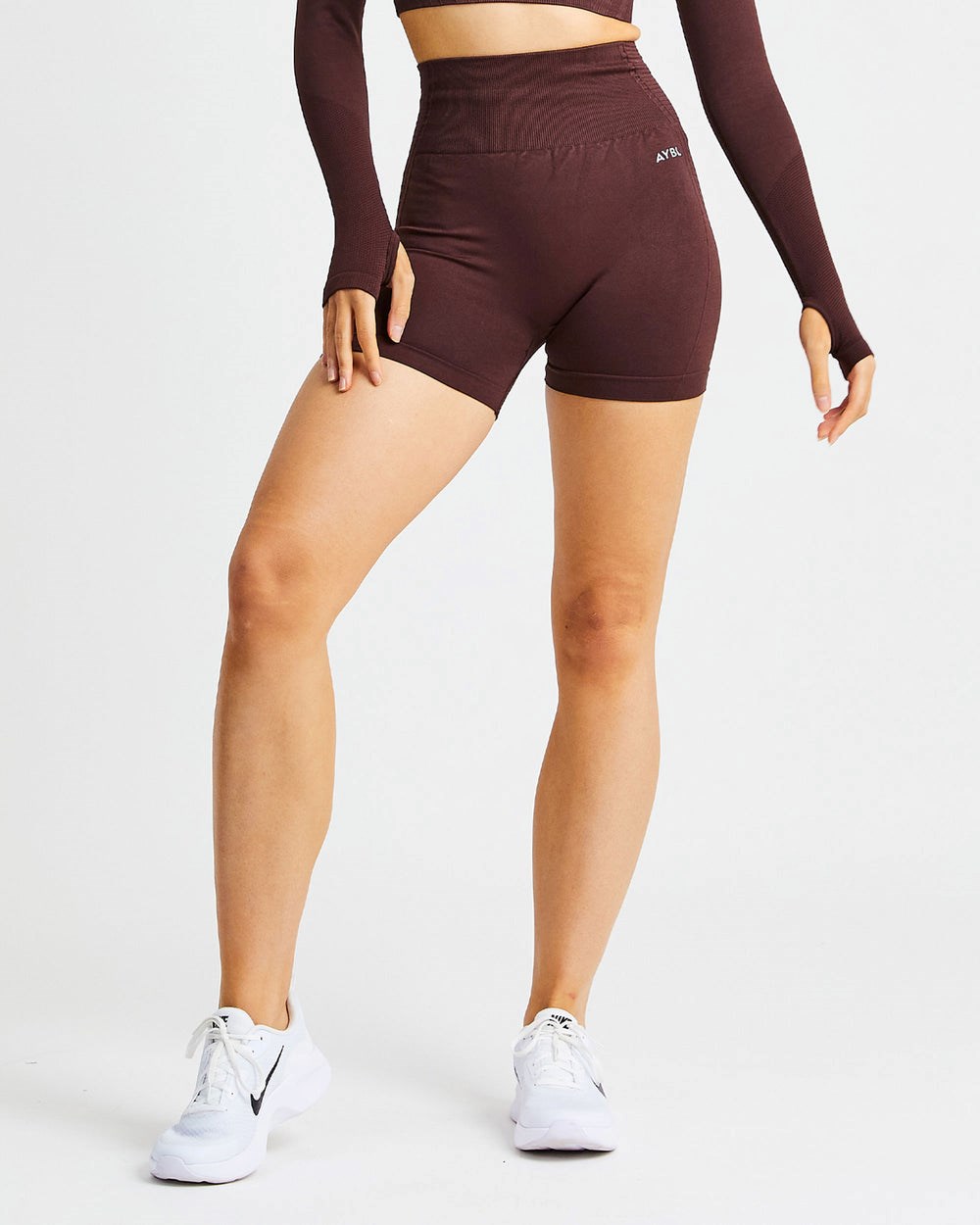 AYBL Balance V2 Seamless Shorts Choklad Bruna | 4703-GFRWO