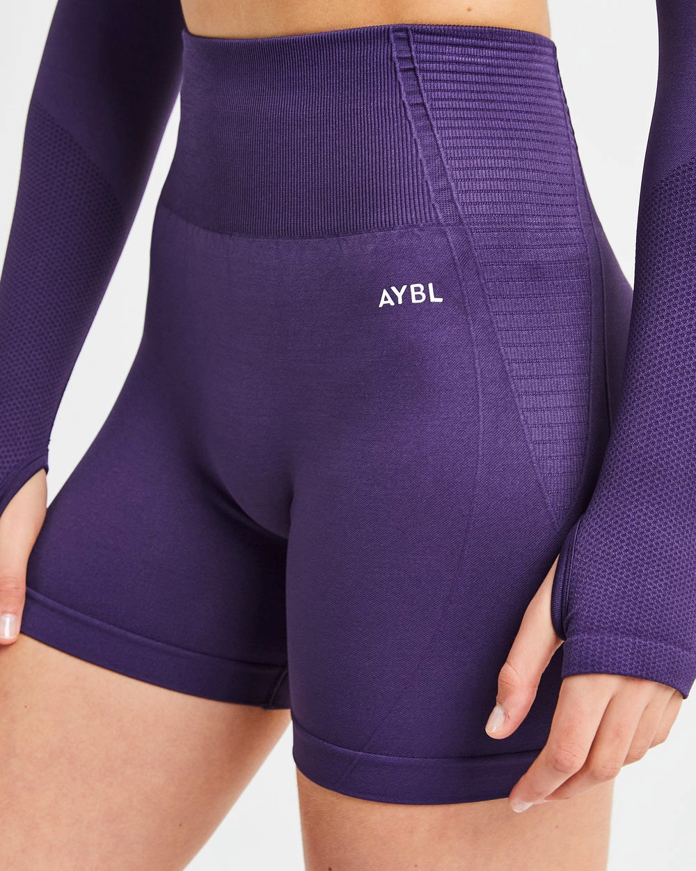 AYBL Balance V2 Seamless Shorts Lila | 0924-BIDAJ