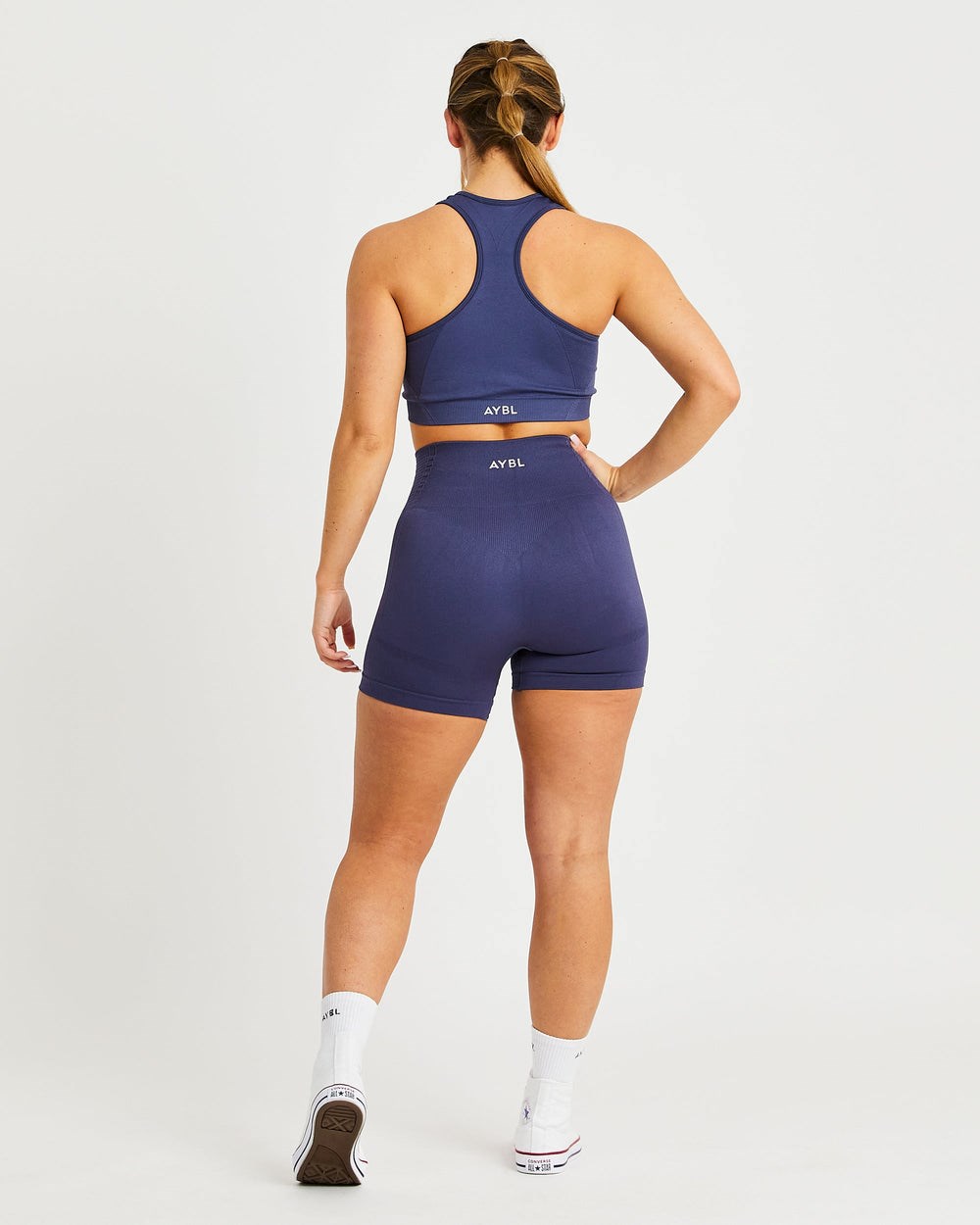 AYBL Balance V2 Seamless Shorts Marinblå Blå | 5068-LZRIK