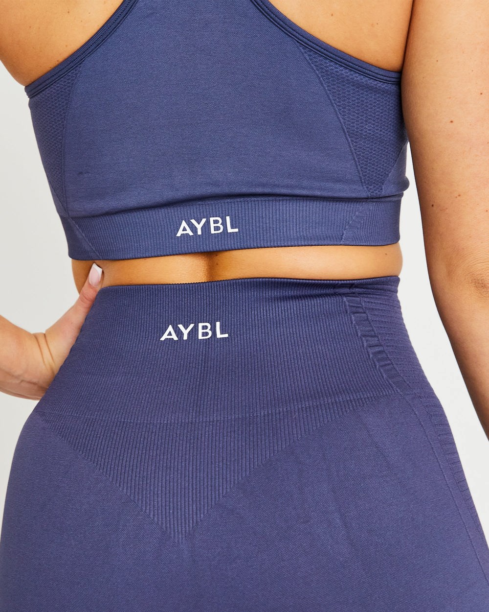 AYBL Balance V2 Seamless Shorts Marinblå Blå | 5068-LZRIK