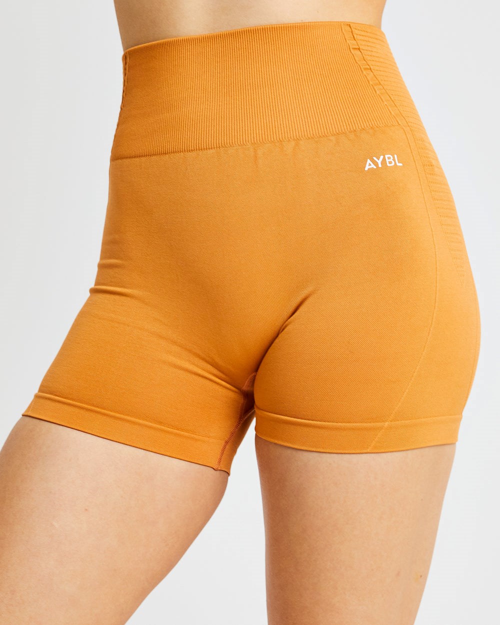 AYBL Balance V2 Seamless Shorts Orange | 0618-JBTPG