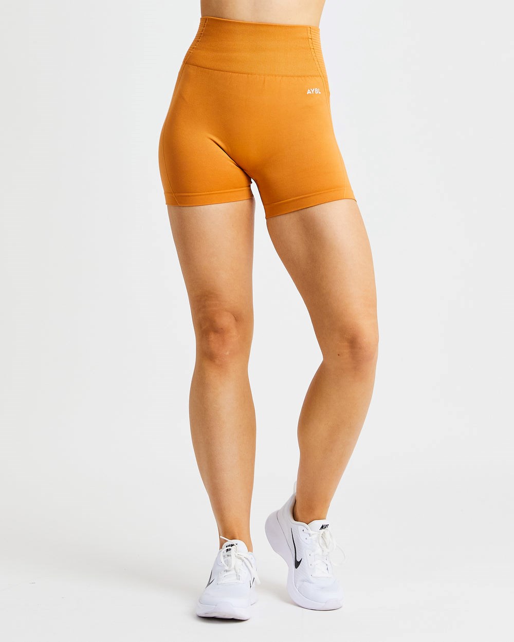 AYBL Balance V2 Seamless Shorts Orange | 0618-JBTPG