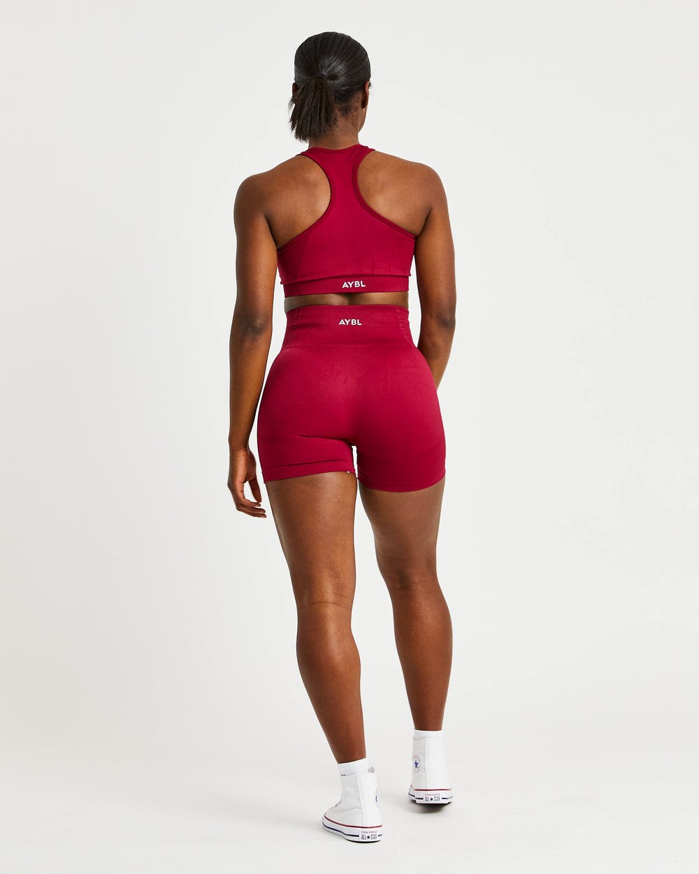 AYBL Balance V2 Seamless Shorts Röda | 2469-AOPZU