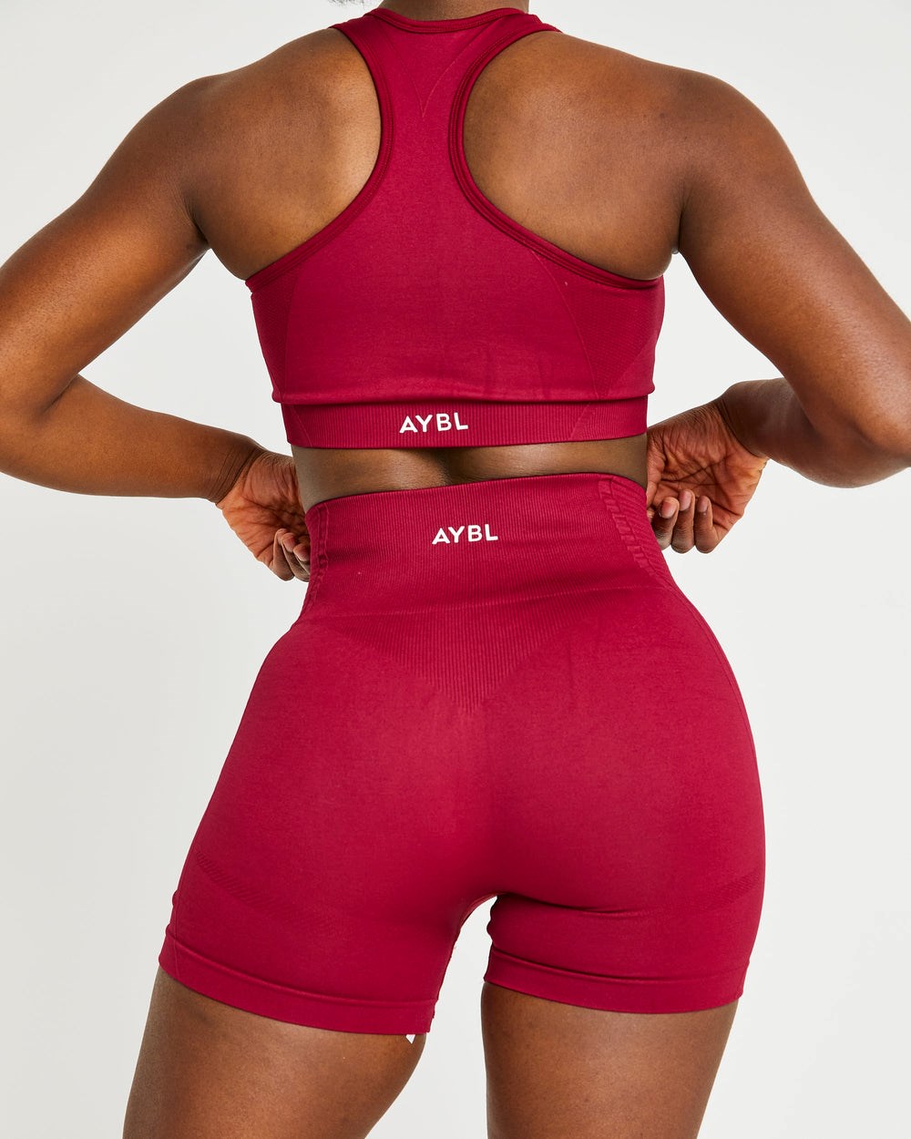 AYBL Balance V2 Seamless Shorts Röda | 2469-AOPZU