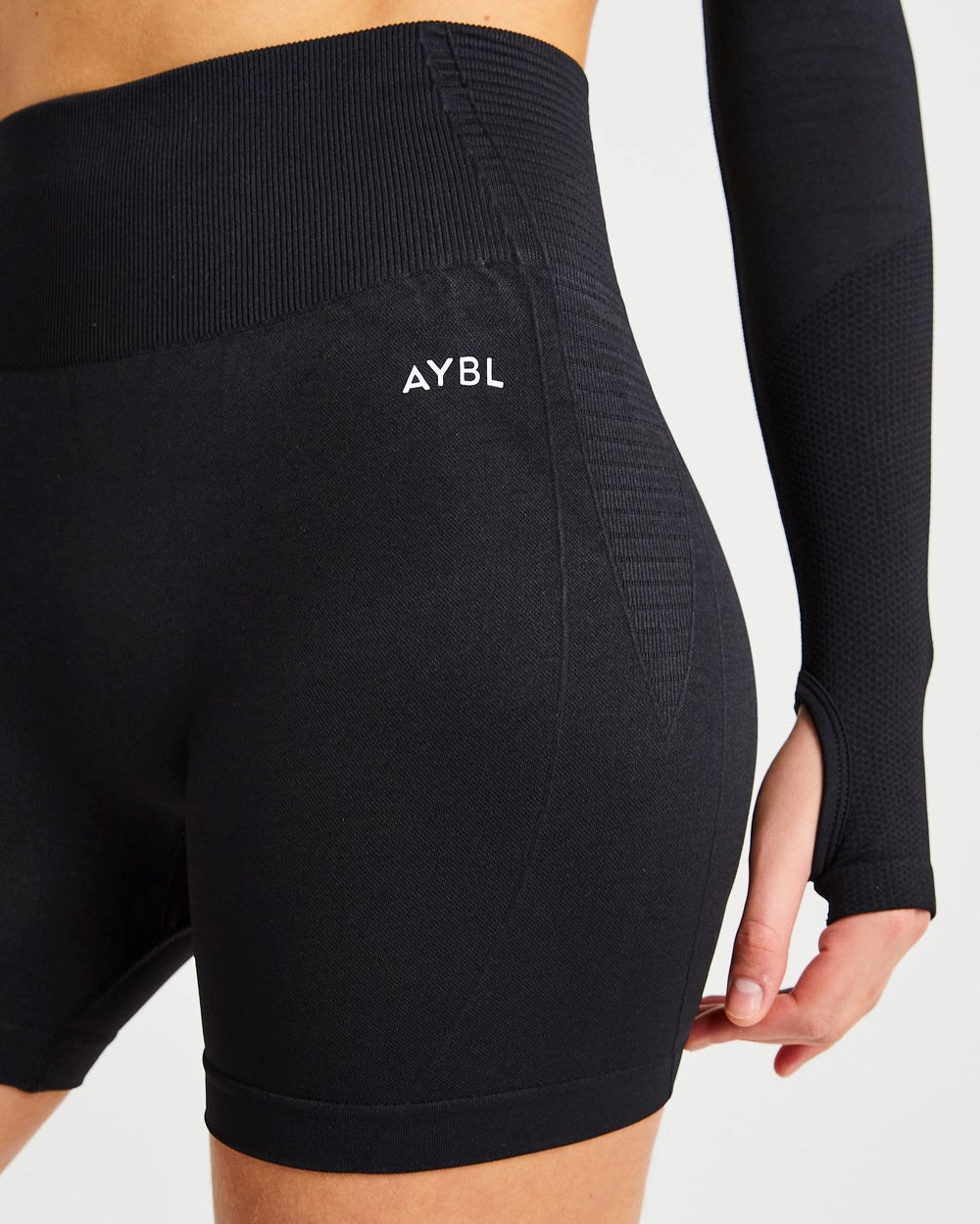 AYBL Balance V2 Seamless Shorts Svarta | 0748-RMXVU