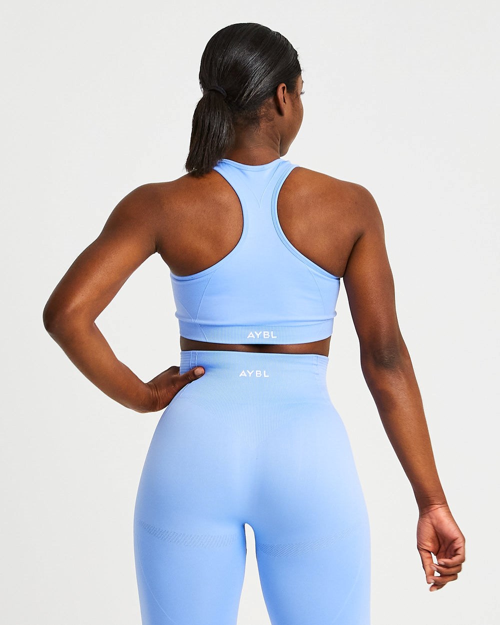 AYBL Balance V2 Seamless Sports Bra Blå | 8403-MIXYH