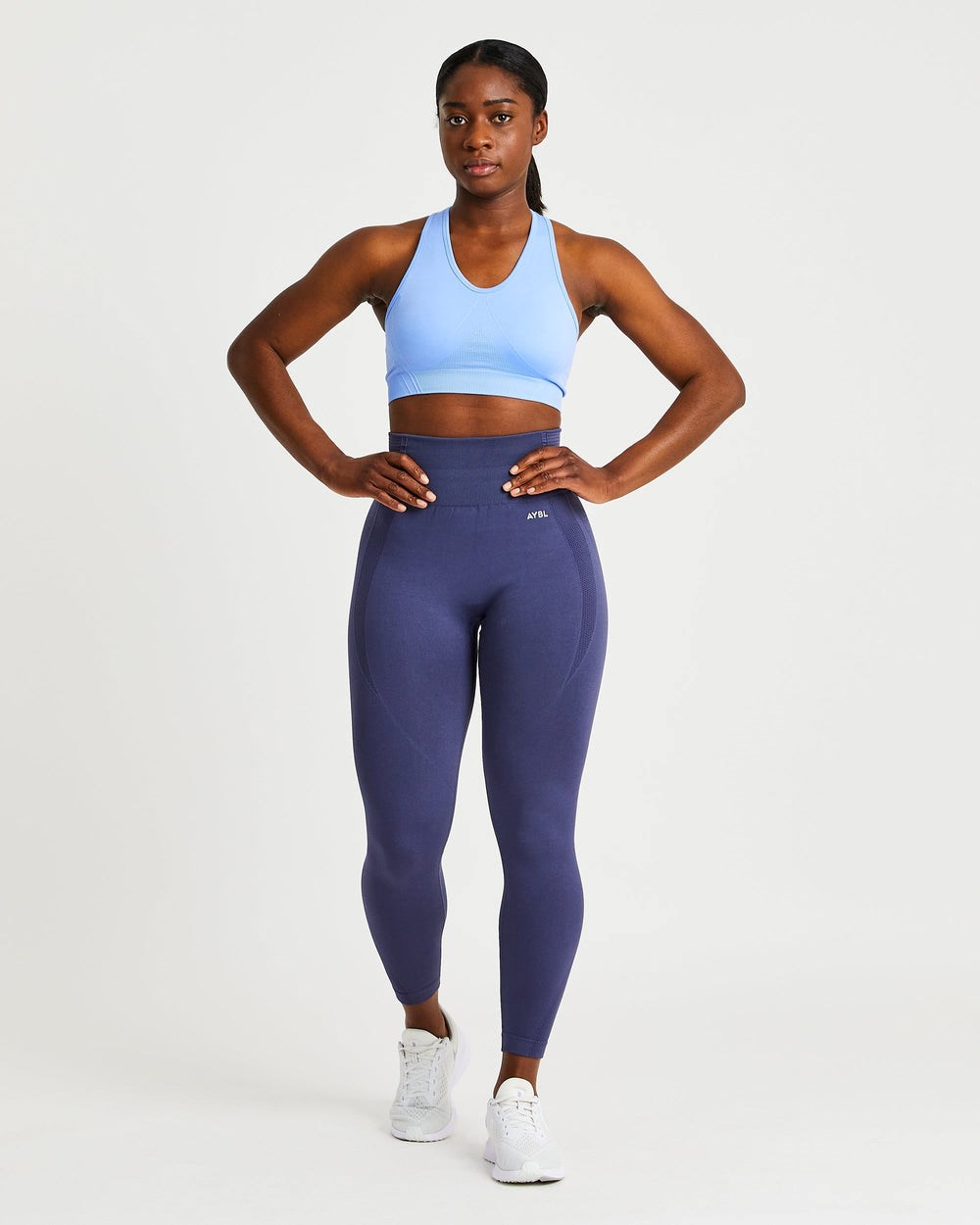 AYBL Balance V2 Seamless Sports Bra Blå | 8403-MIXYH