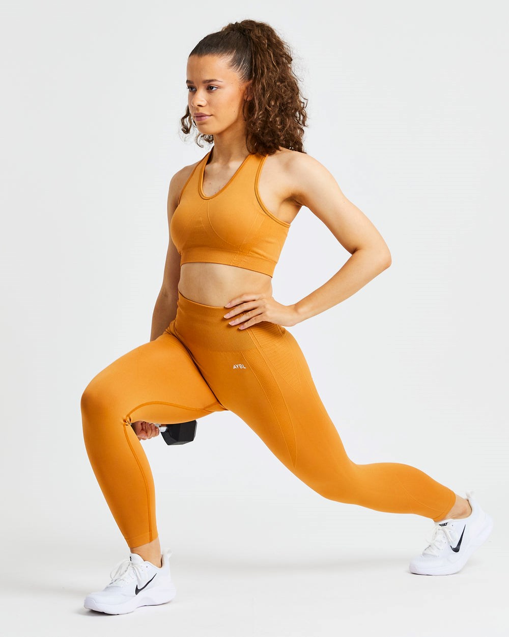 AYBL Balance V2 Seamless Sports Bra Orange | 8356-PRTEX