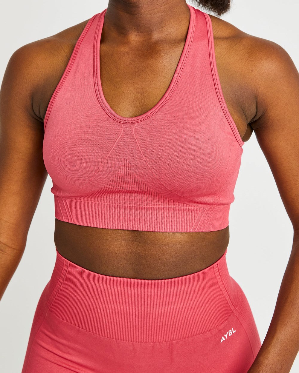 AYBL Balance V2 Seamless Sports Bra Rosa | 9524-QXOIH