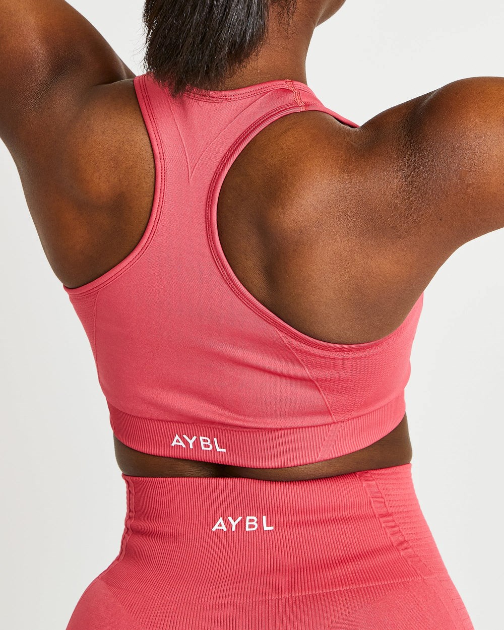 AYBL Balance V2 Seamless Sports Bra Rosa | 9524-QXOIH