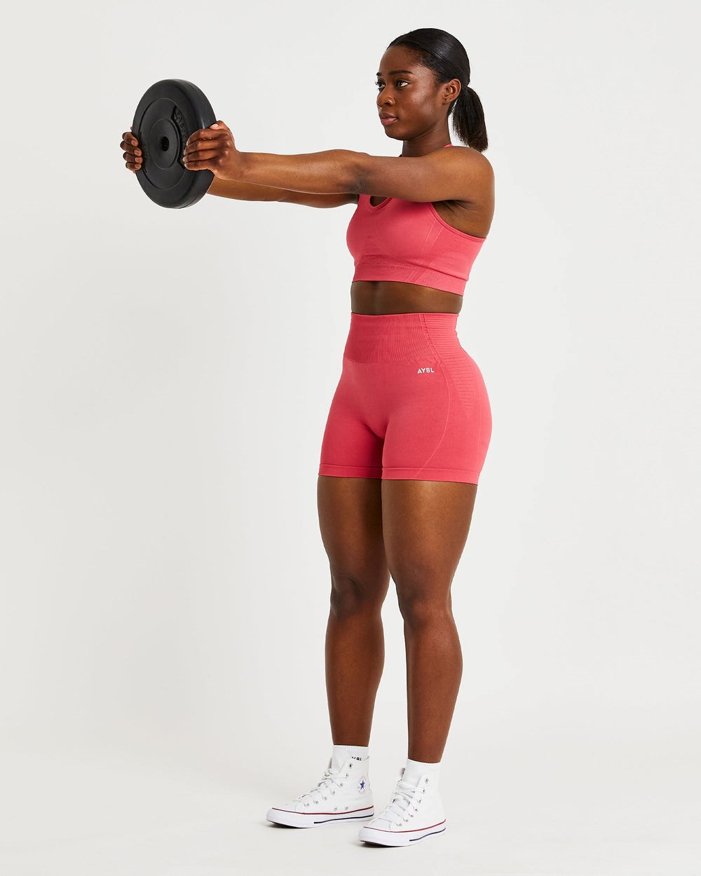 AYBL Balance V2 Seamless Sports Bra Rosa | 9524-QXOIH