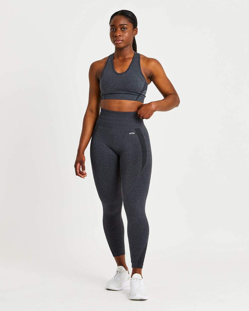 AYBL Balance V2 Seamless Sports Bra Svarta | 2473-QUKLF