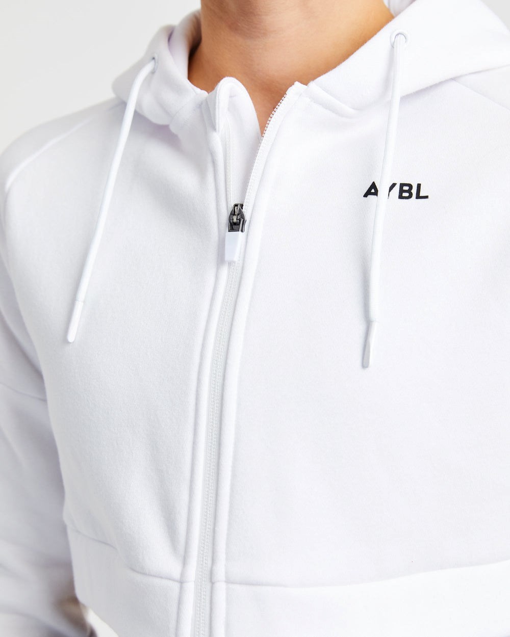 AYBL Beyond Crop Zip Hoodie Vita | 0195-FLEMC