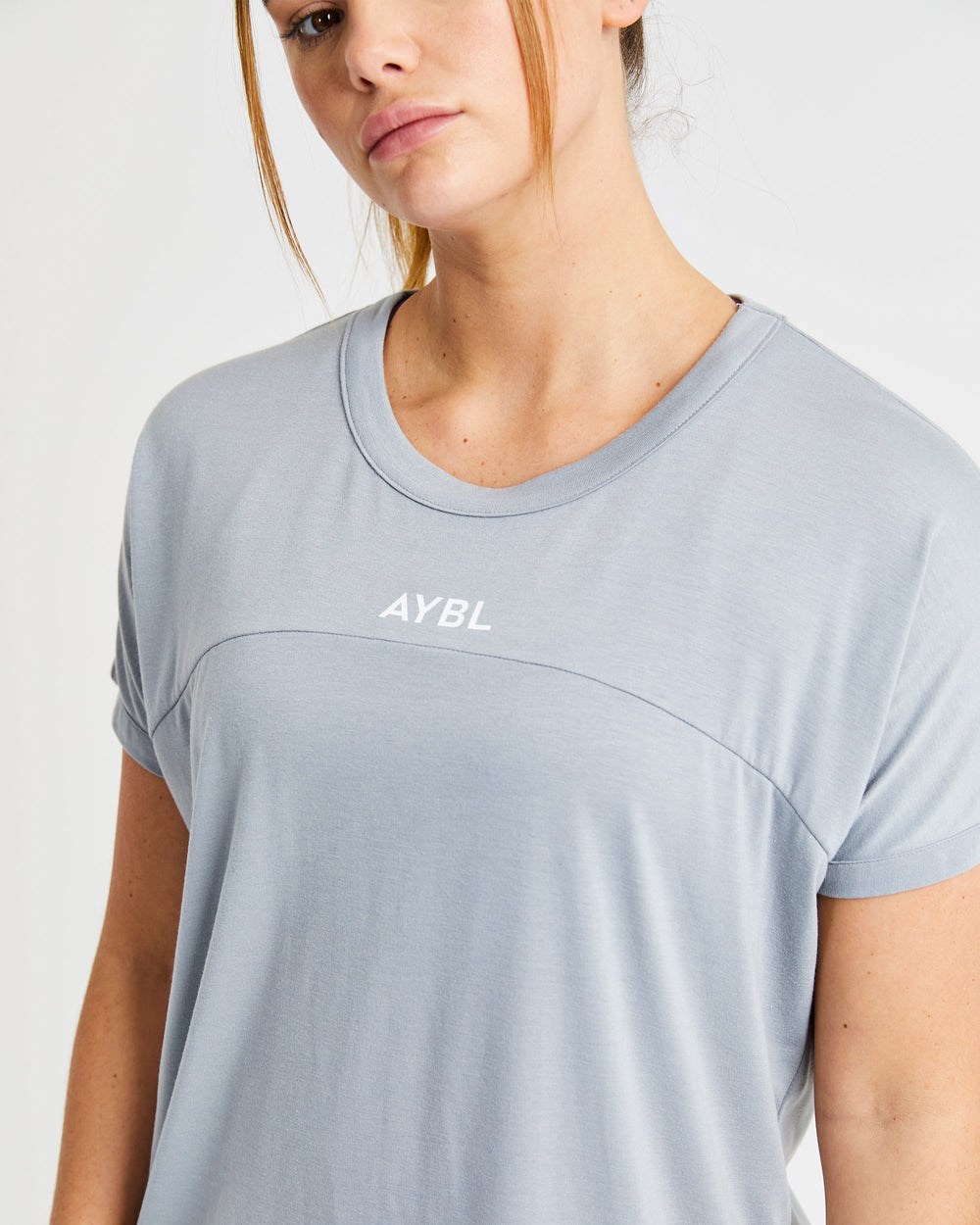 AYBL Boxy T Shirt Grå | 9421-KGPDV