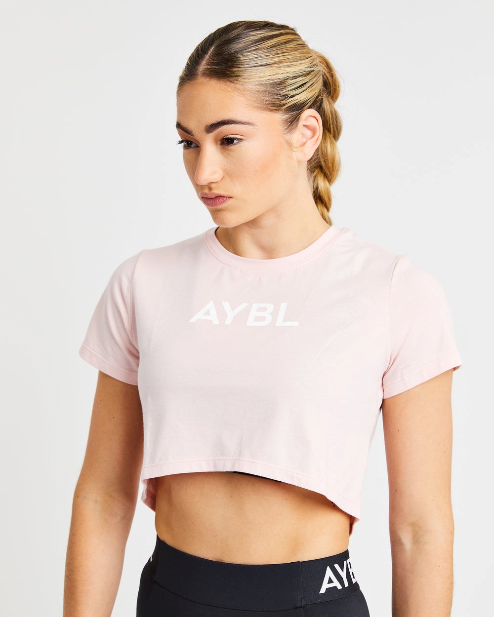 AYBL Crop T Shirt Rosa | 0679-CASOR