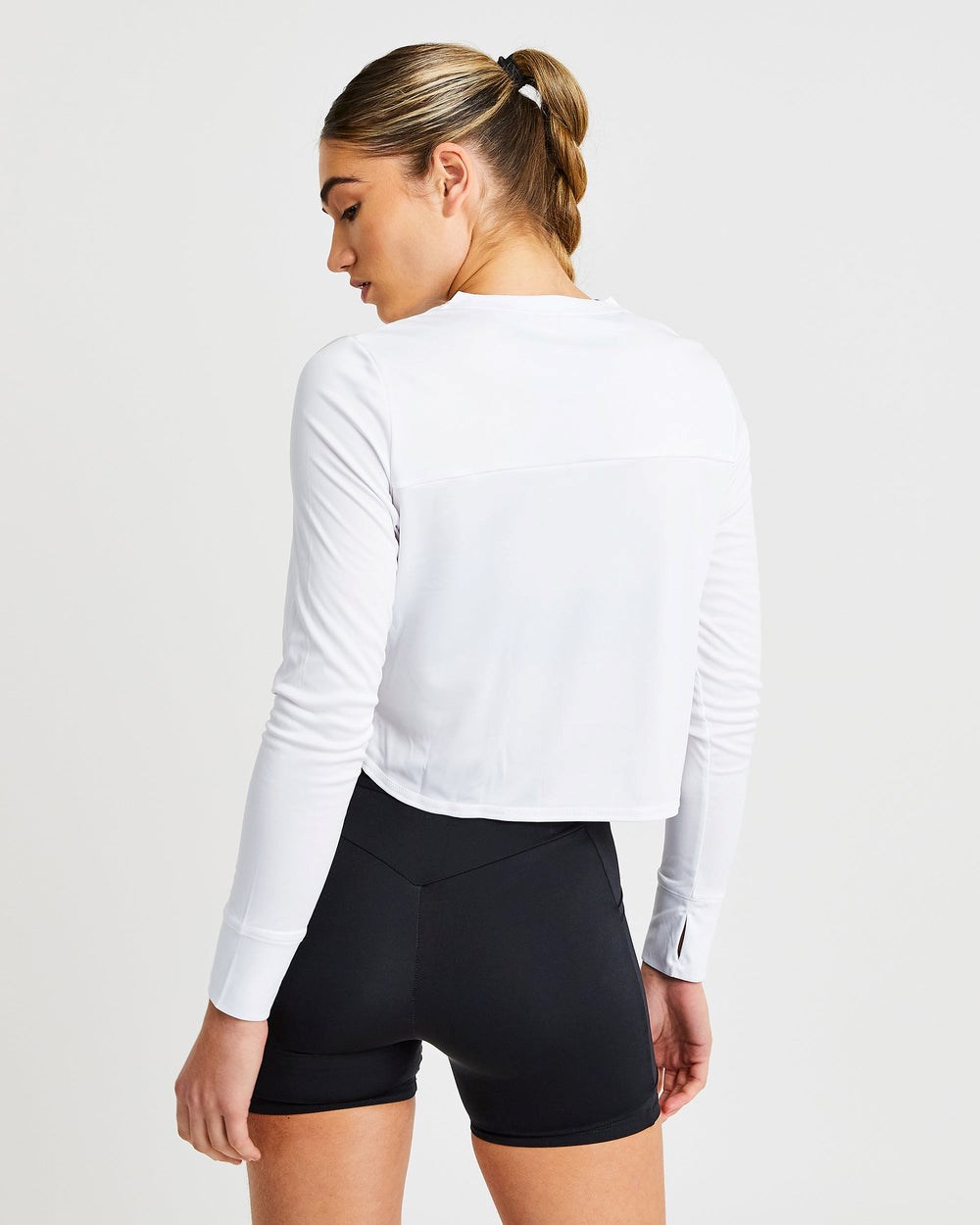 AYBL Define Long Sleeve Crop T Vita | 0751-SATFQ