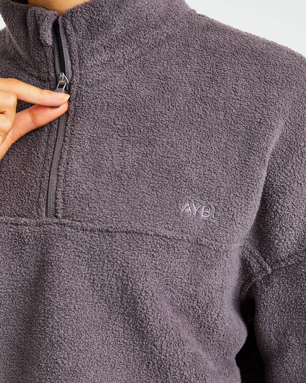 AYBL Effortless Oversized Fleece Charcoal | 7035-PSDUO