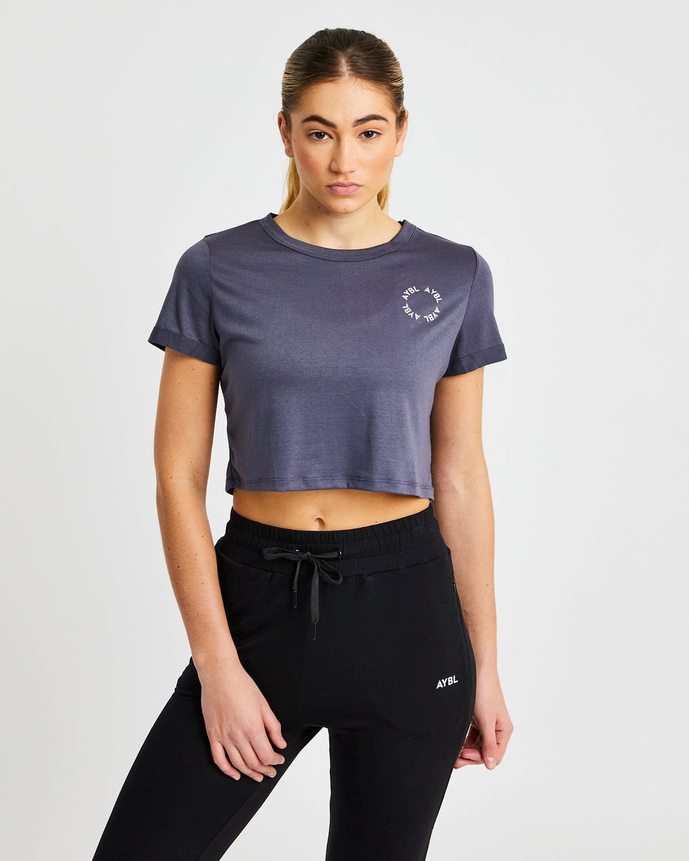 AYBL Element Crop Top Charcoal | 6957-ANXEK