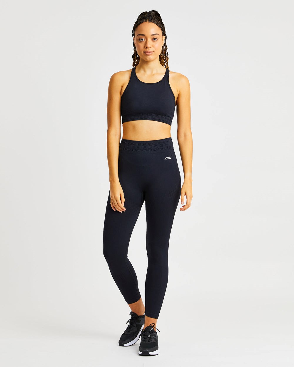 AYBL Elevate Seamless Leggings Svarta | 3912-AKIPH